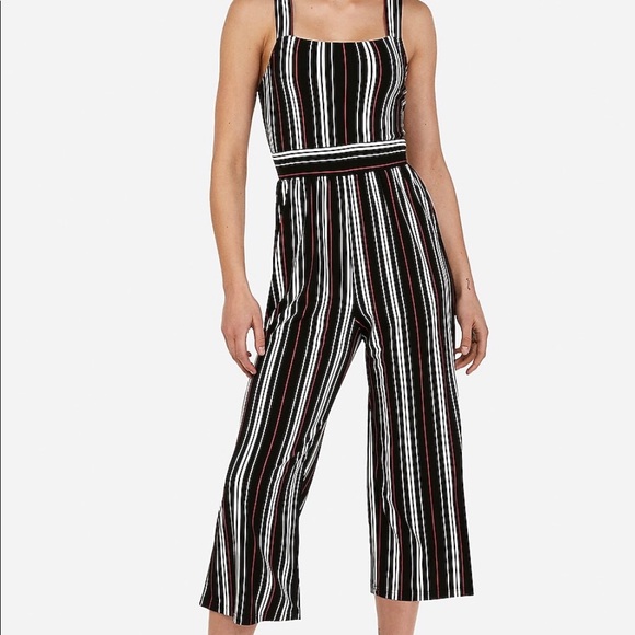 express jumpsuit striped
